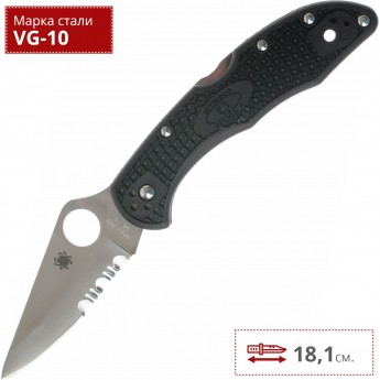 Нож SPYDERCO DELICA 11PSBK Нож SPYDERCO DELICA 11PSBK